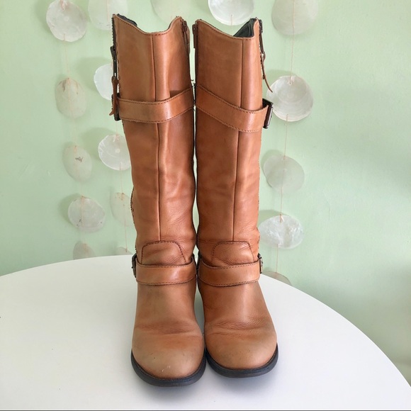 SOLD Steve Madden Sonnya Leather Riding Boots - Picture 3 of 8